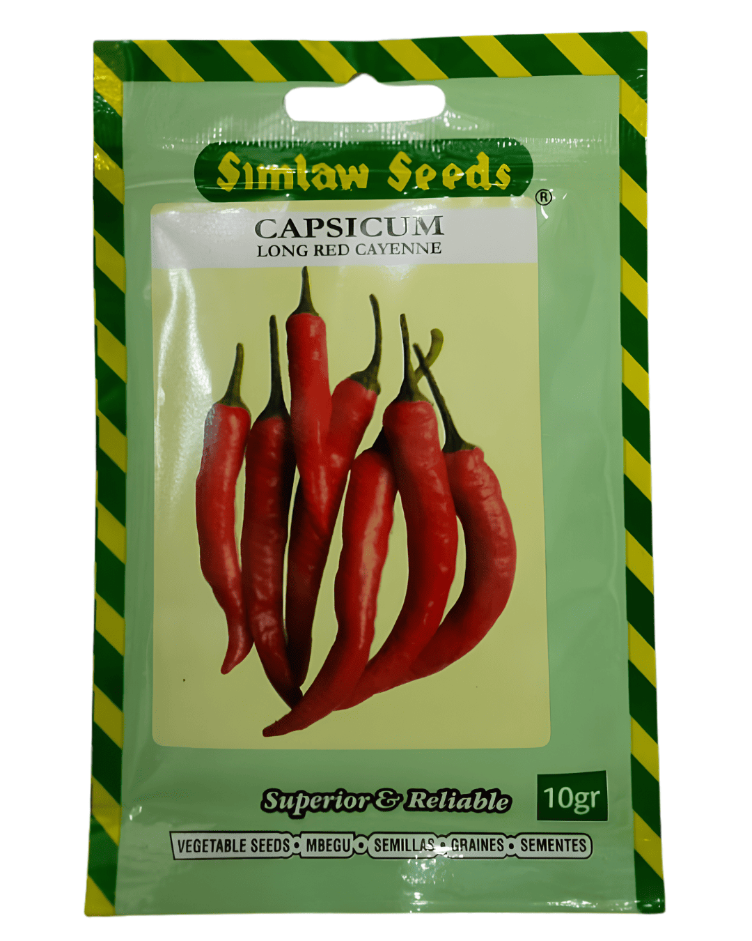 Simlaw Seeds – Capsicum Long Red Cayenne