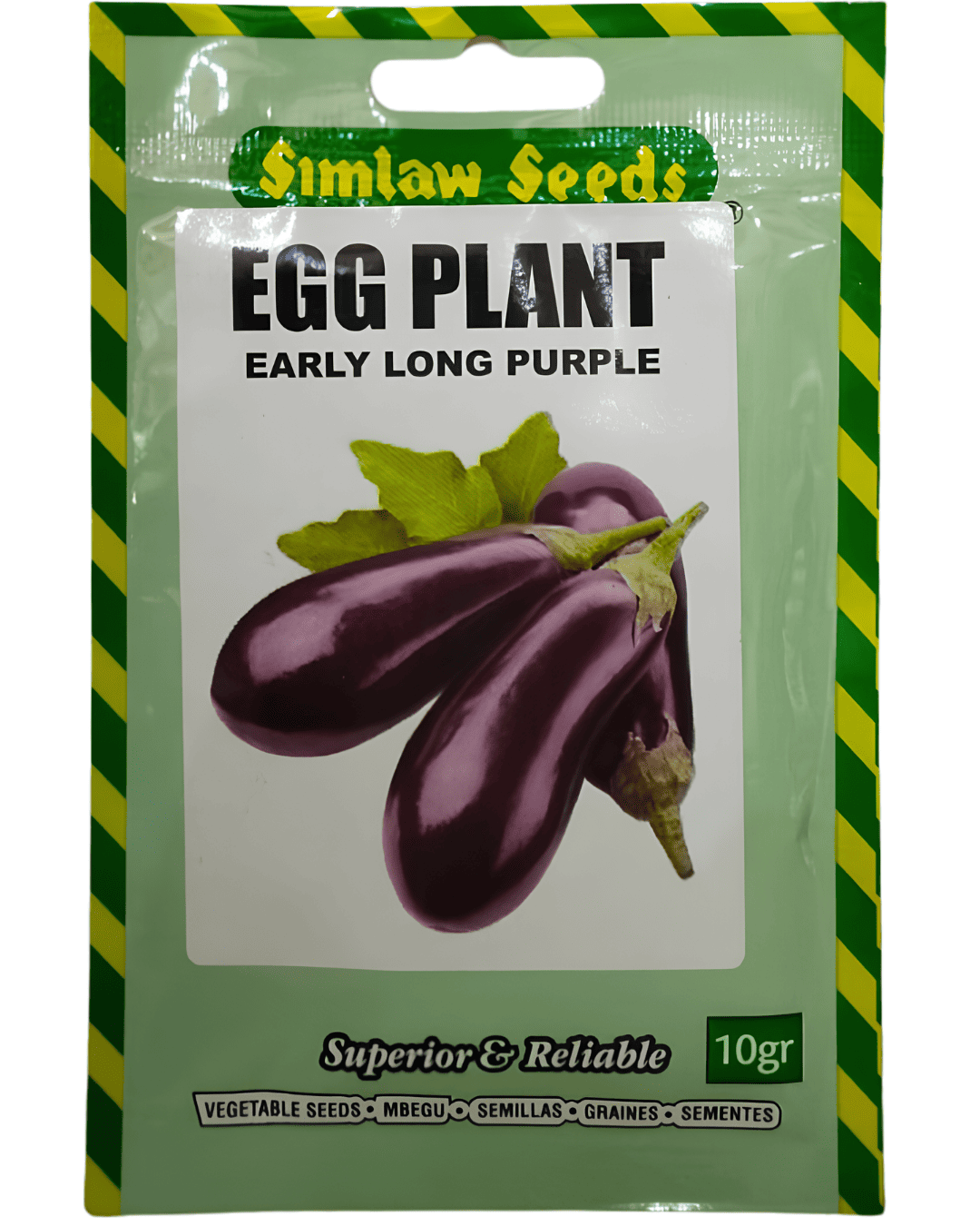 Simlaw Seeds – Egg Plant Early Long Purple